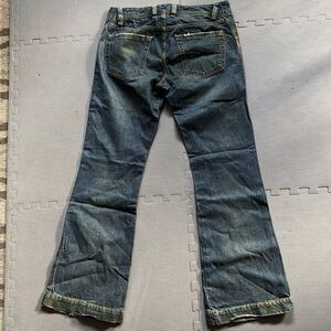 Diesel Clerby Dirty Wash Button Fly Denim Blue Jeans NWOT W32 L32